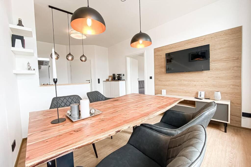 Luxus-Apartment In Leipzig Mit Privat-Parkplatz Exterior foto